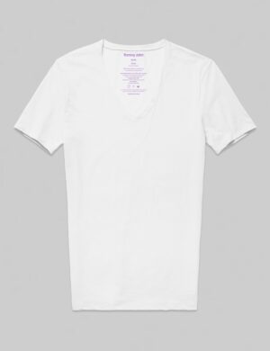 Cool Cotton Deep V-Neck Stay-Tucked Undershirt