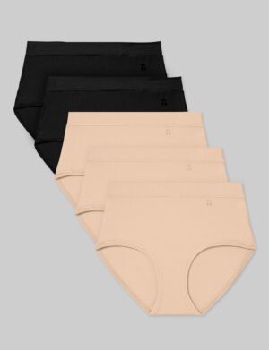 Women's Cool Cotton High Rise Brief (5-Pack)