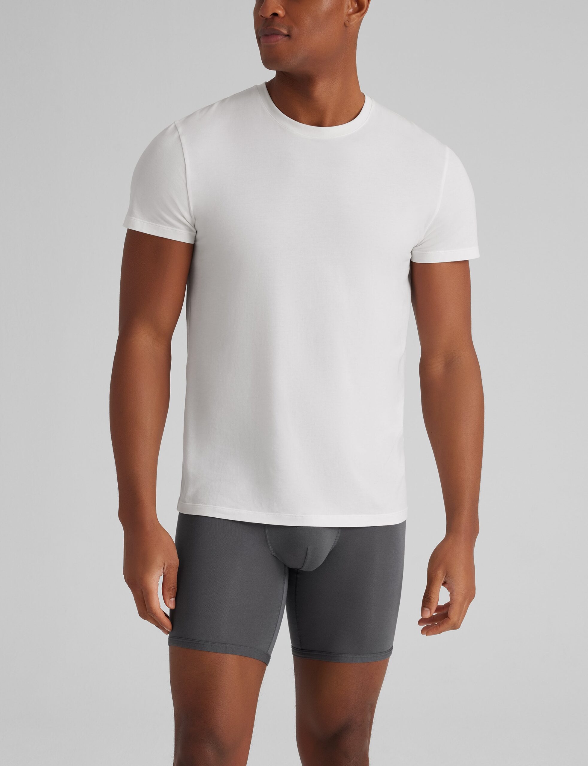 Second Skin Crew Neck Modern Fit Undershirt - Image 2