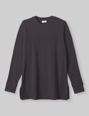 Women's Zen Ribbed Long Sleeve Crew Neck