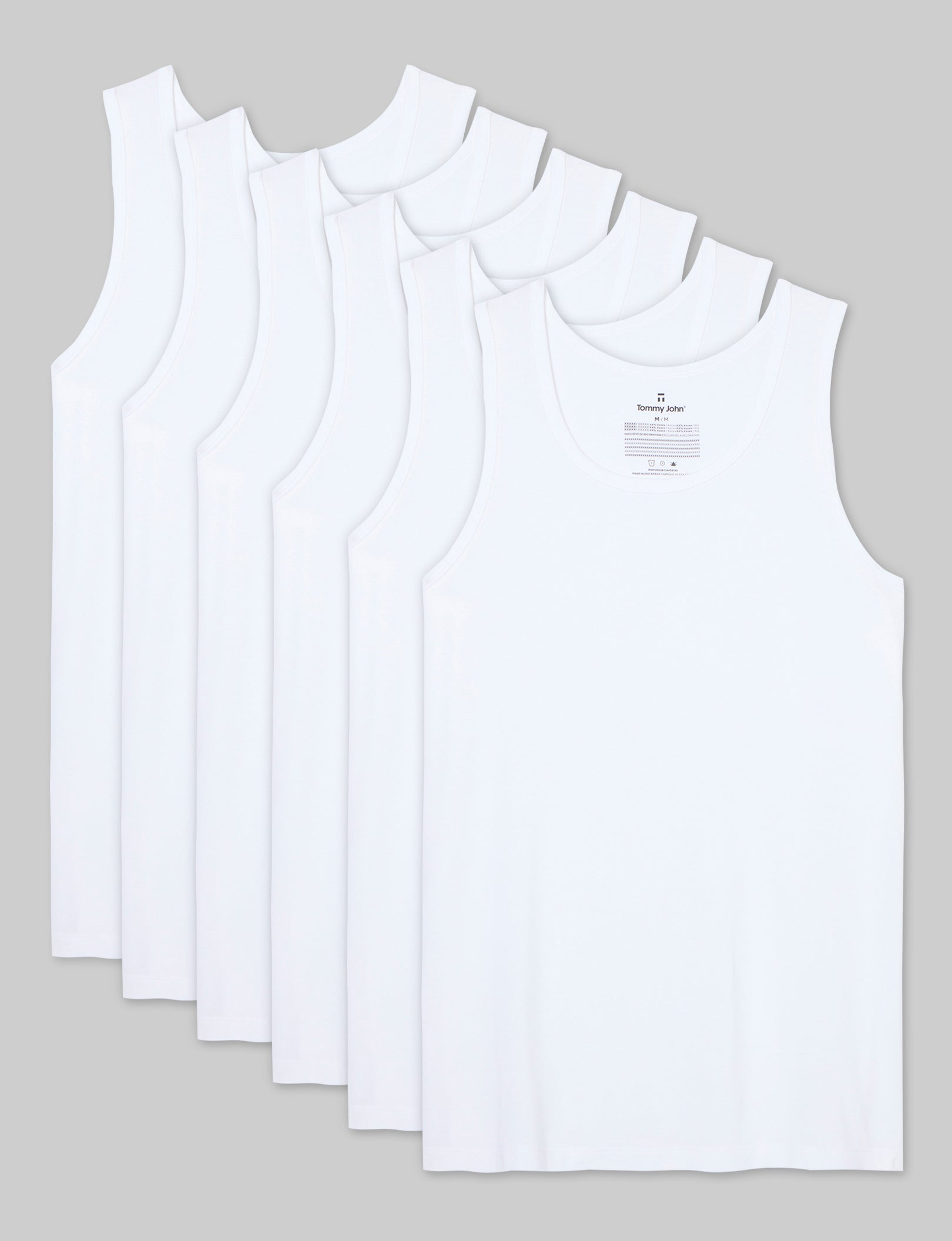 Second Skin Tank Modern Fit Undershirt (6-Pack)