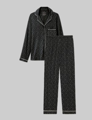 Women's Downtime Long Sleeve Pajama Top & Pant Set