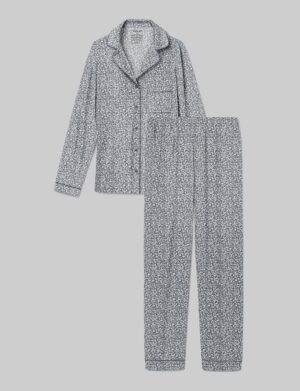 Women's Downtime Long Sleeve Pajama Top & Pant Set