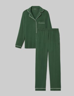 Women's Downtime Long Sleeve Pajama Top & Pant Set