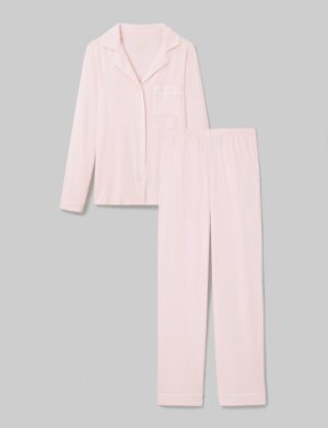 Women's Downtime Long Sleeve Pajama Top & Pant Set