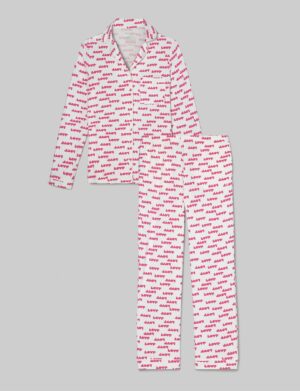 Women's Downtime Long Sleeve Pajama Top & Pant Set