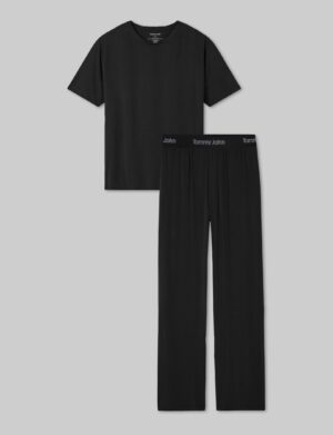 Second Skin Luxe Rib Sleep Tee & Pant Set
