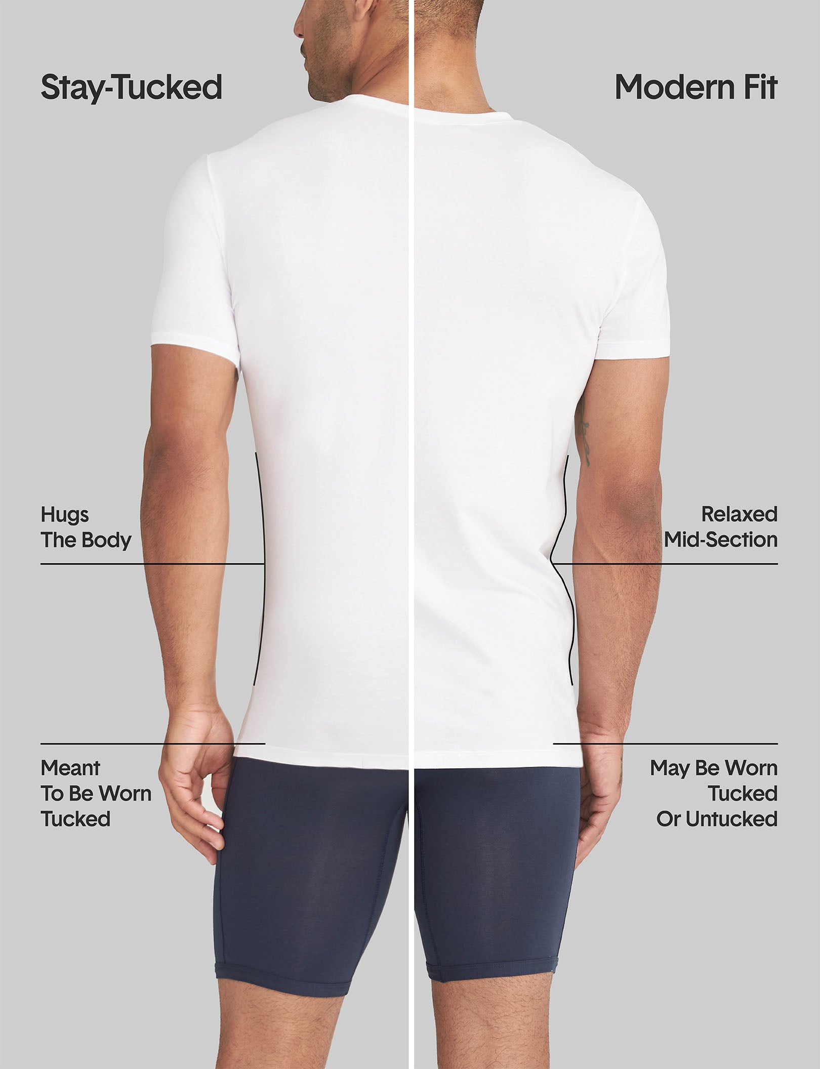 Second Skin Crew Neck Modern Fit Undershirt - Image 5
